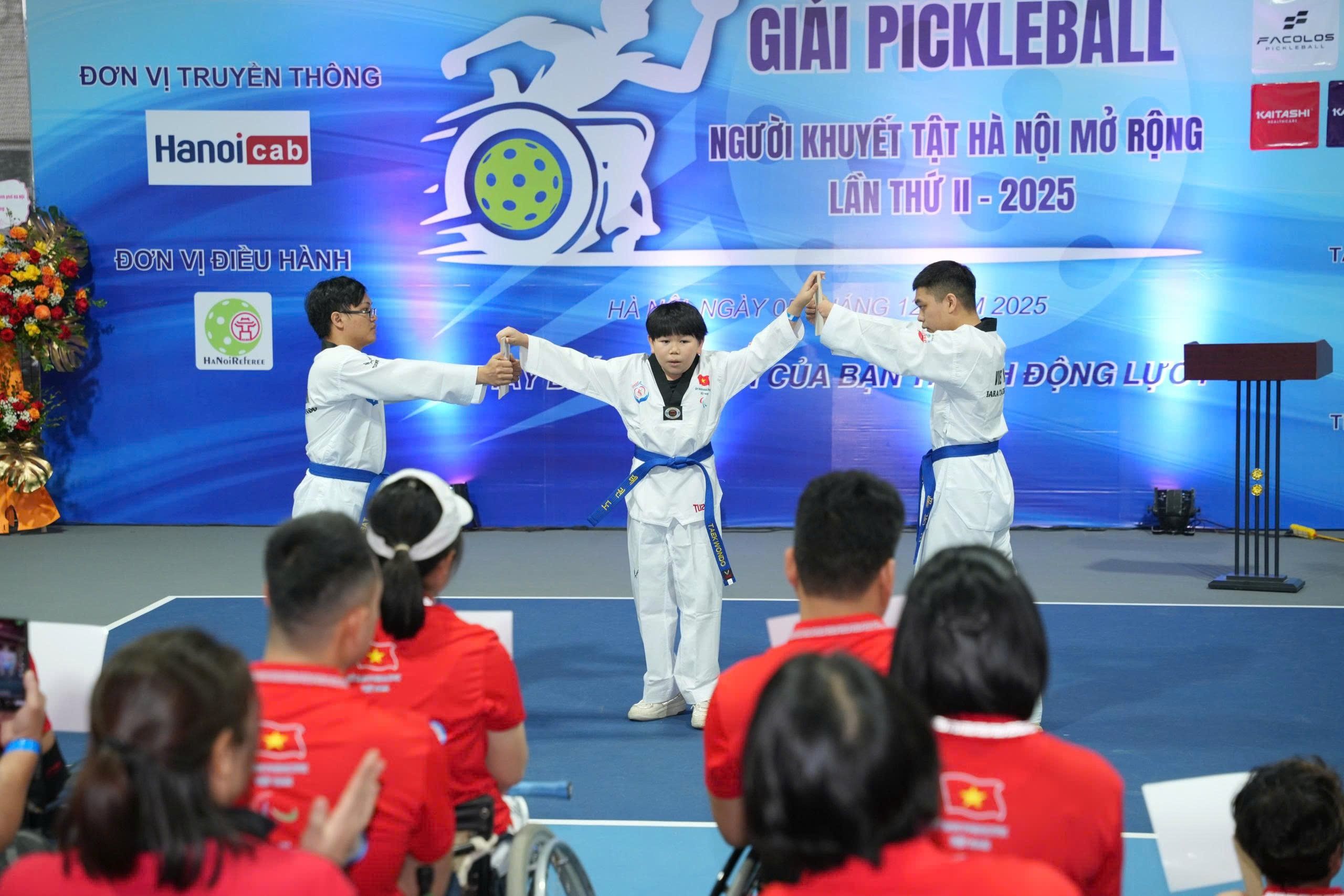 Khai mạc Giải Pickleball Người khuyết tật Hà Nội mở rộng lần II - 2025 
