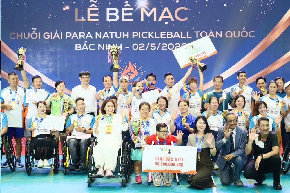 Bế mạc chuỗi Giải Para Natuh Pickleball Bắc Ninh 2026