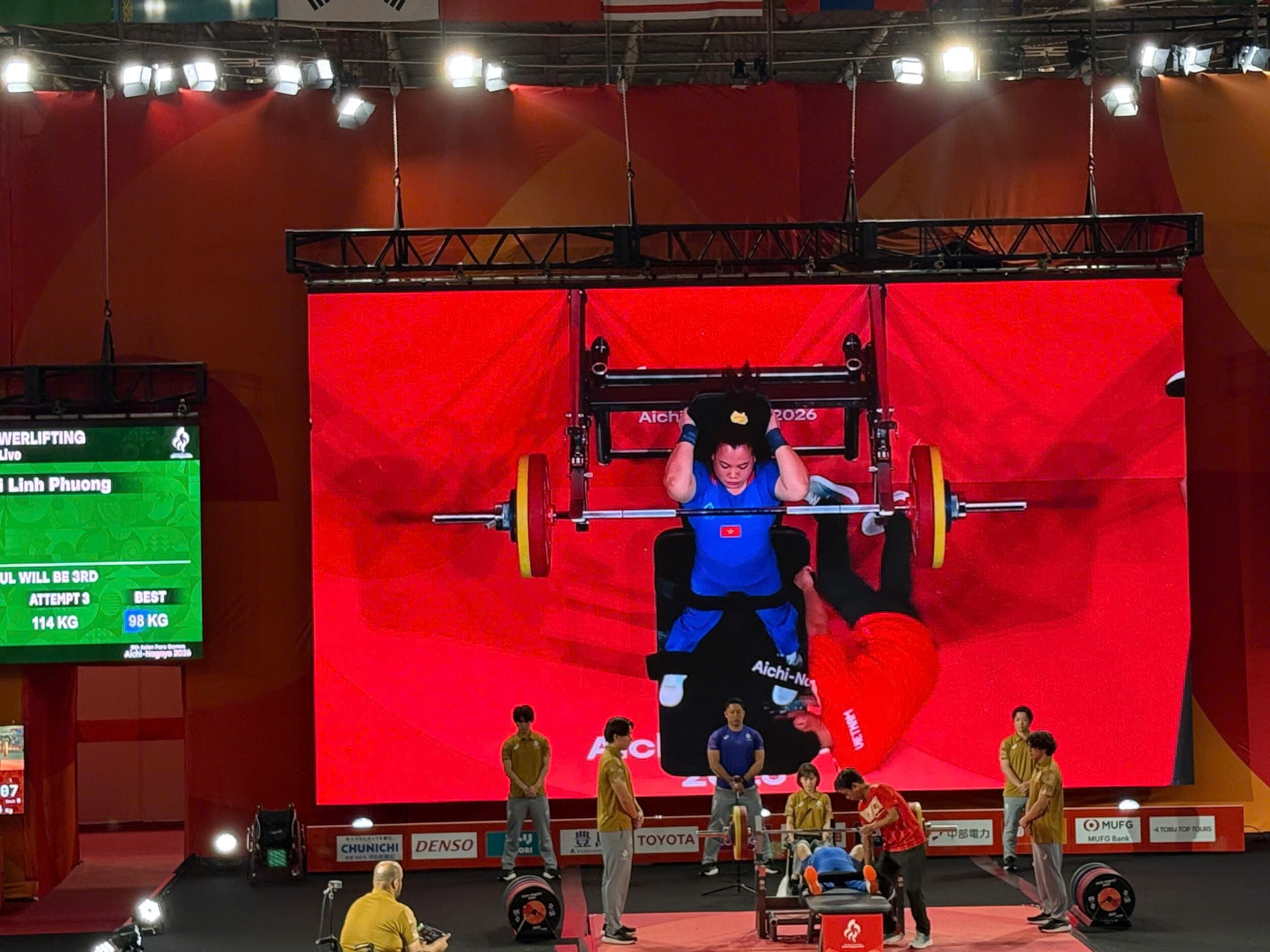 ASIAN Para Games 5: Vận động viên Châu Hoàng Tuyết Loan, Đặng Thị Linh Phượng hoàn thành nhiệm vụ